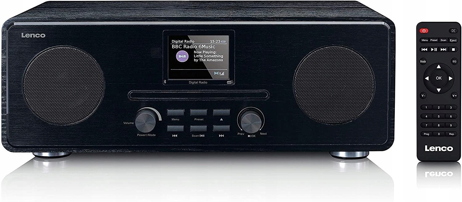 Rádio Lenco DAR-061 CD Mp Aux Dab+ Rds Bluetooth