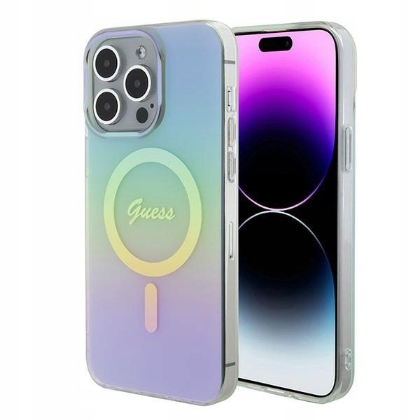 Guess GUHMP15XHITSQ iPhone 15 Pro Max tyrkysová/tu