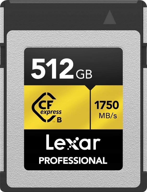 Lexar CFexpress Type B Pro Gold R1750/W1500 512GB