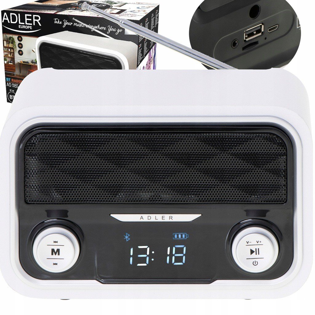 Rádio BLUETOOTH/FM/SD/USB/MP3 50STATION