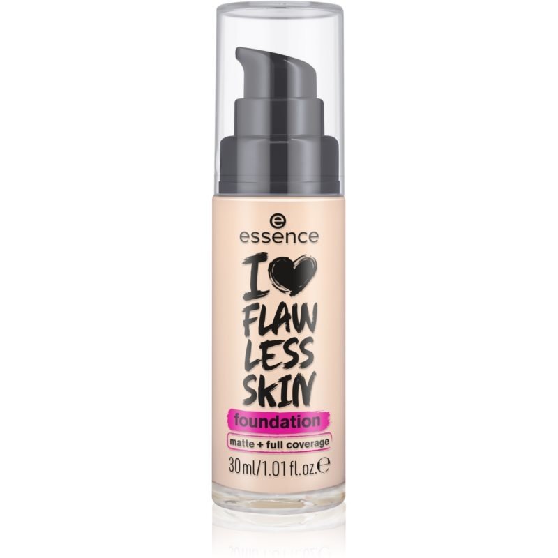 Essence I LOVE FLAWLESS SKIN krycí make-up s matným efektem odstín 10 30 ml