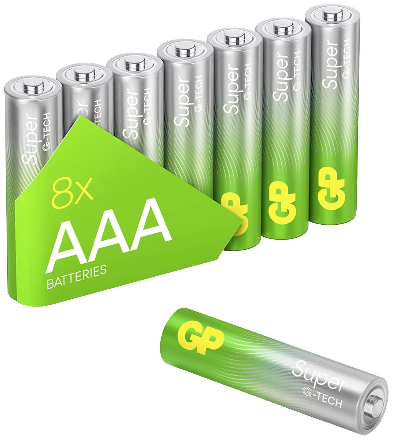 GP Batteries GPPCA24AS551 mikrotužková baterie AAA alkalicko-manganová 1.5 V 8 ks