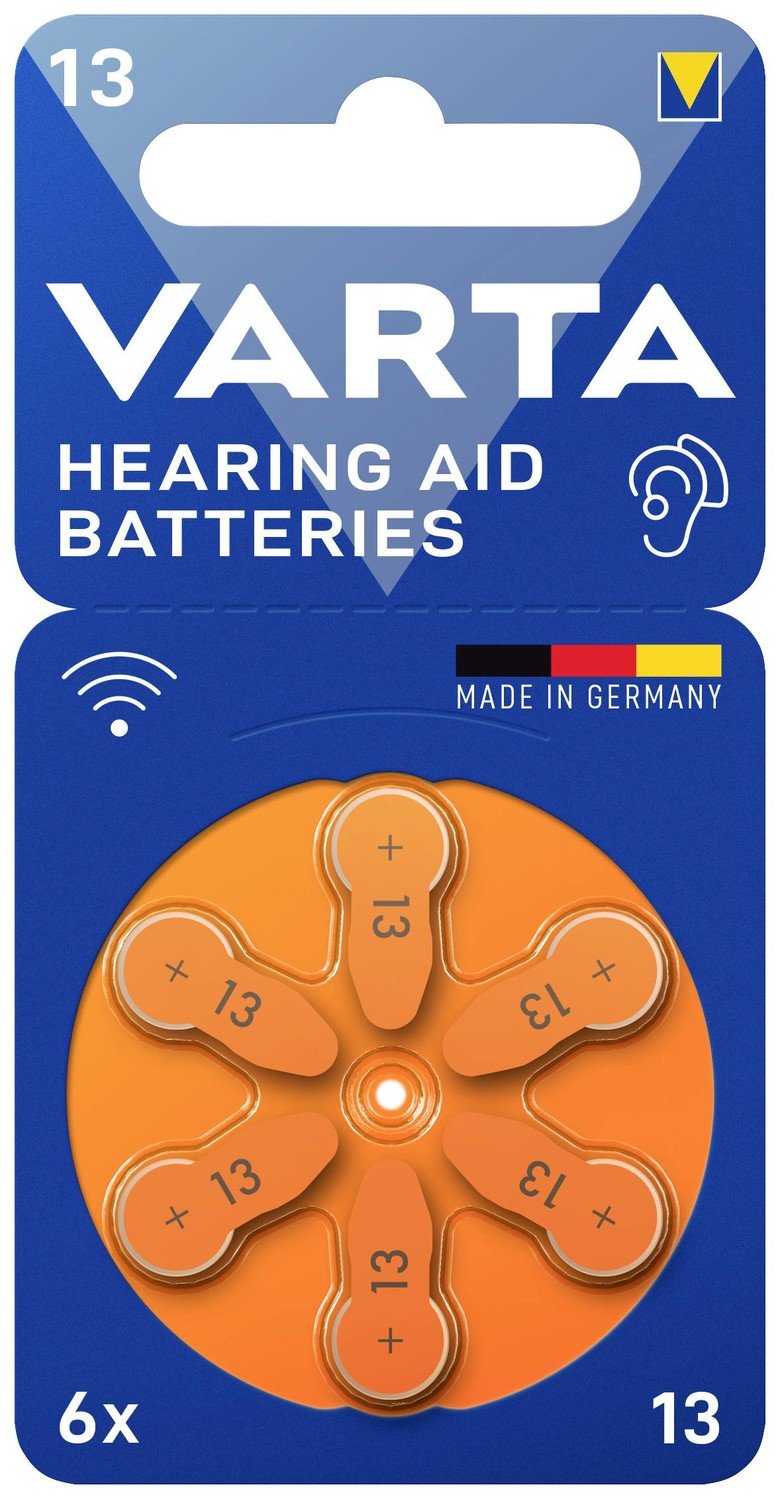 Varta Hearing Aid PR48 knoflíkový článek ZA 13 zinko-vzduchová 1.4 V 6 ks