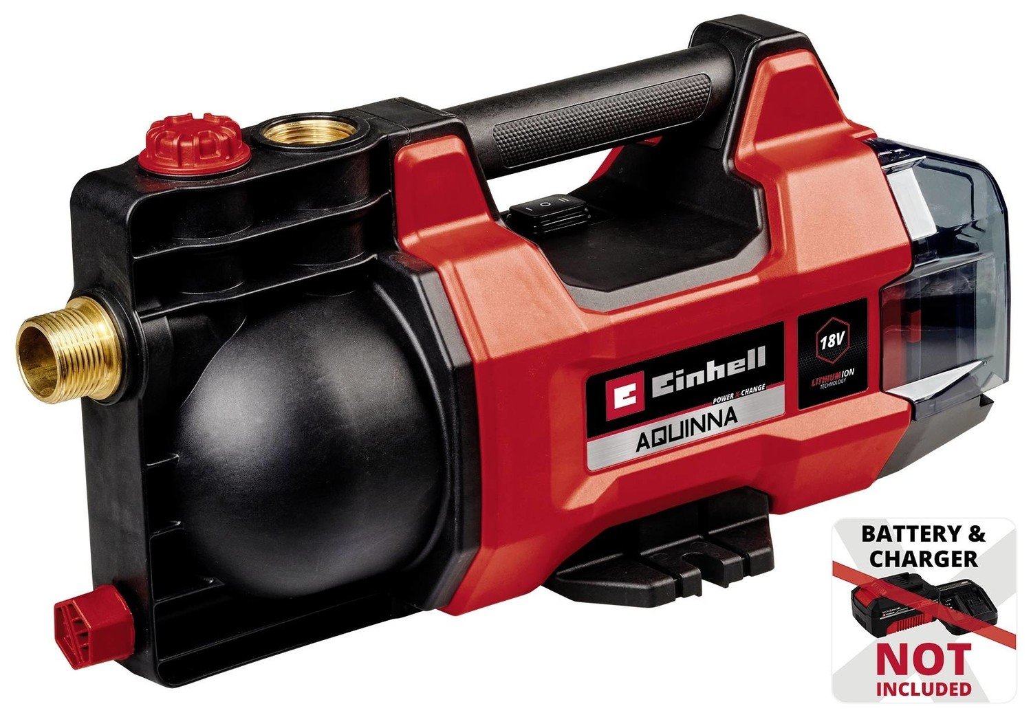 Einhell AQUINNA 18/28 Power X-Change Akku-Gartenpumpe 2800 l/h 25 m