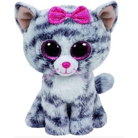 Meteor TY Beanie Boos KIKI - grey cat  15 cm