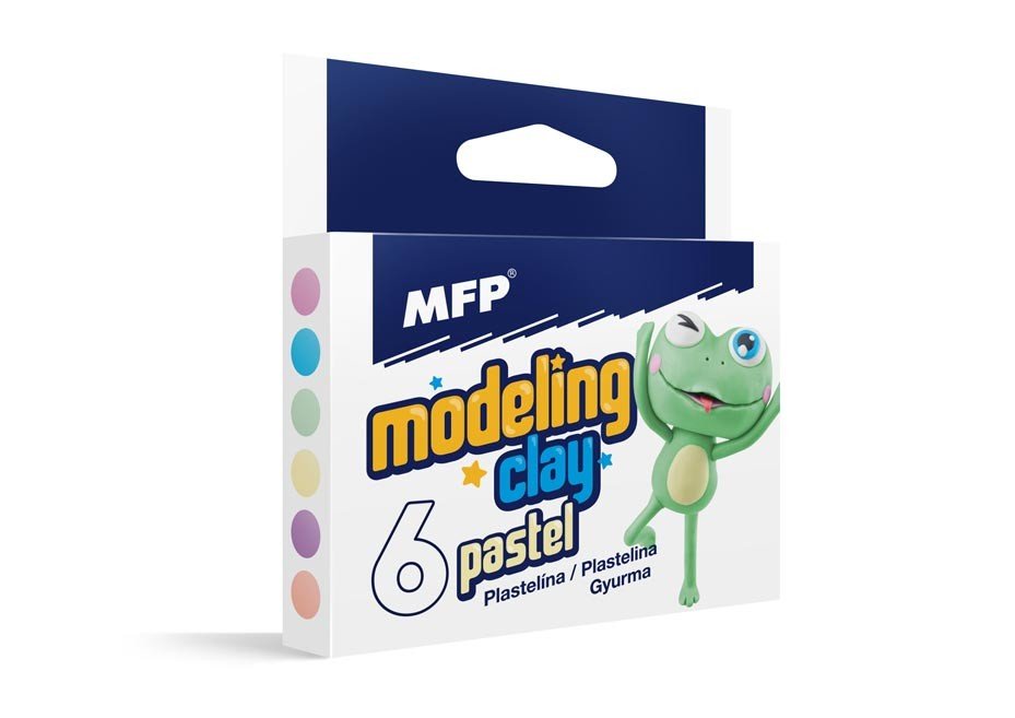 MFP 5301173 Modelovací hmota 6 ks barev PASTEL 100g