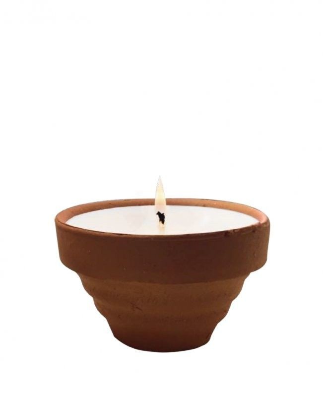 Vonná svíčka s vůní citronela (Terracotta) The Greatest Candle - 75 g