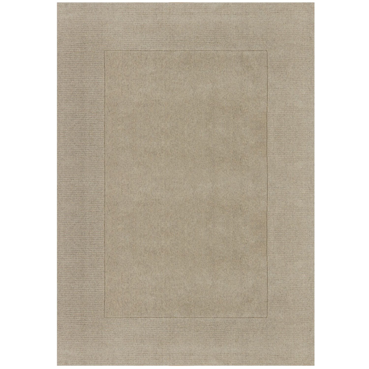 Kusový ručně tkaný koberec Tuscany Textured Wool Border Natural - 60x230 cm Flair Rugs koberce