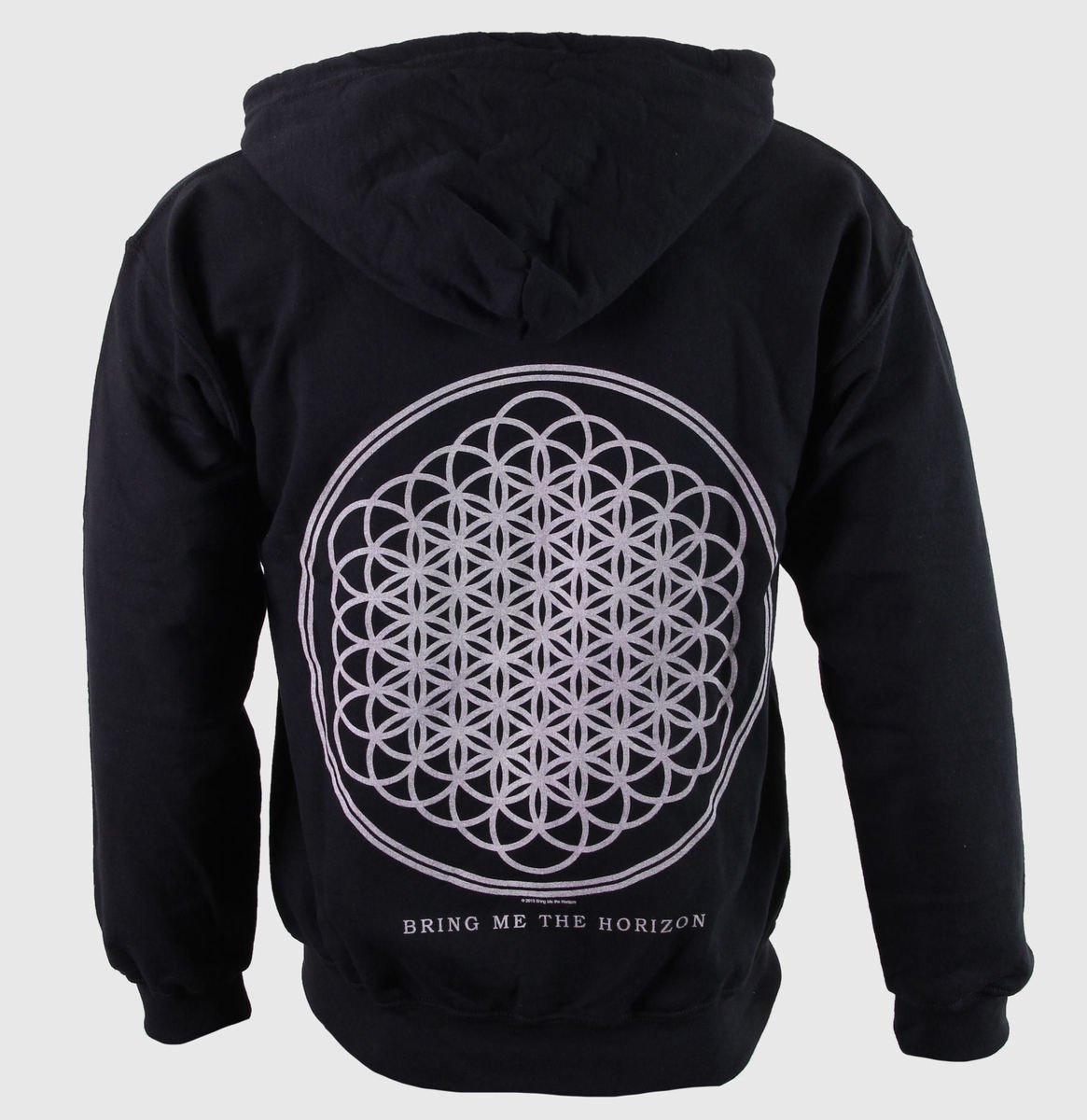 mikina s kapucí pánské Bring Me The Horizon - Flower Of Life Zip - ROCK OFF - BMTHHD01MB S
