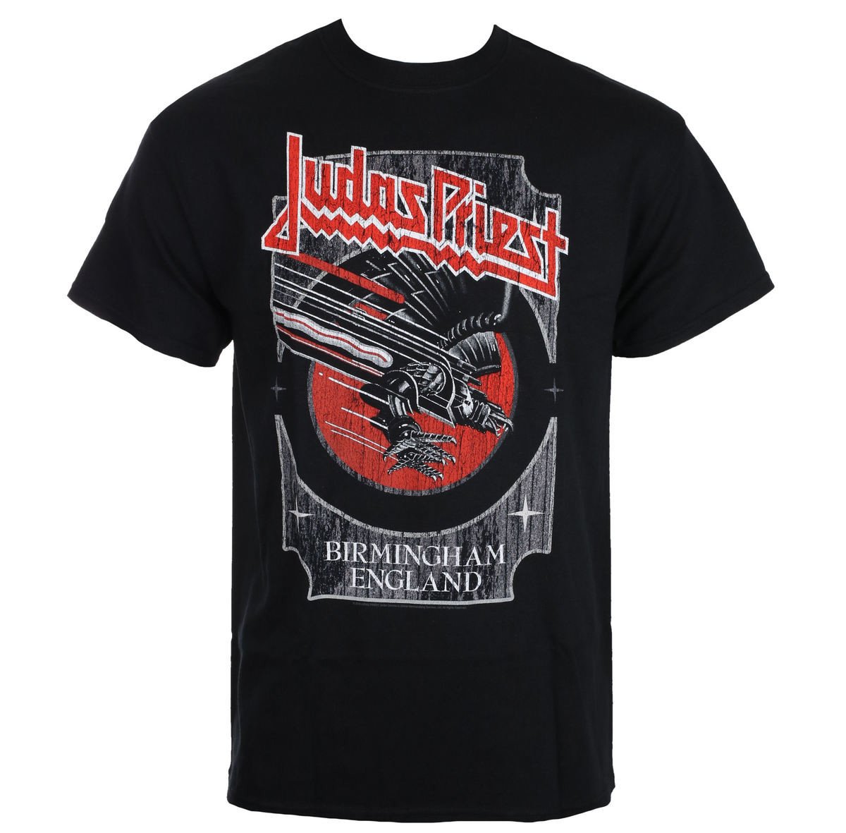 Tričko metal pánské Judas Priest - Silver And Red Vengeance - ROCK OFF - JPTEE14MB S