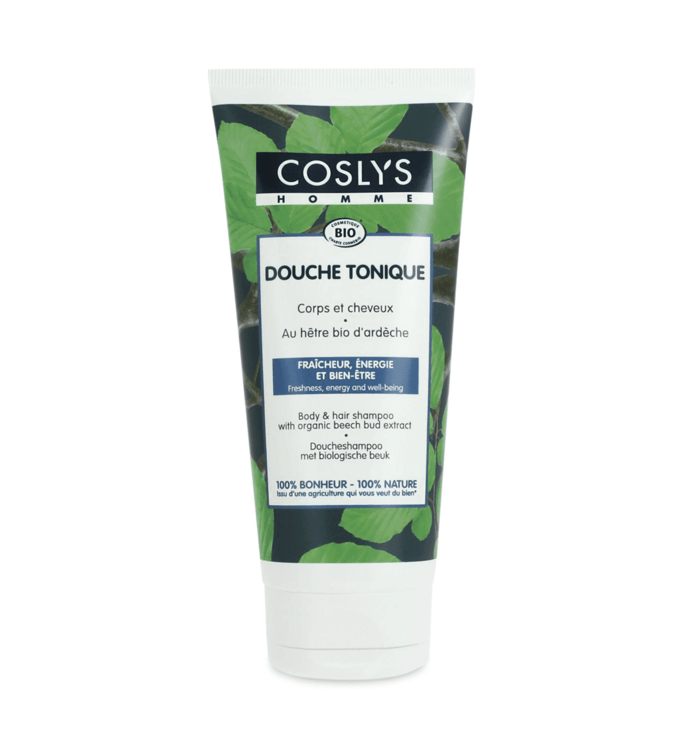 COSLYS - Sprchový šampon pro muže, HOMME BIO, 200 ml