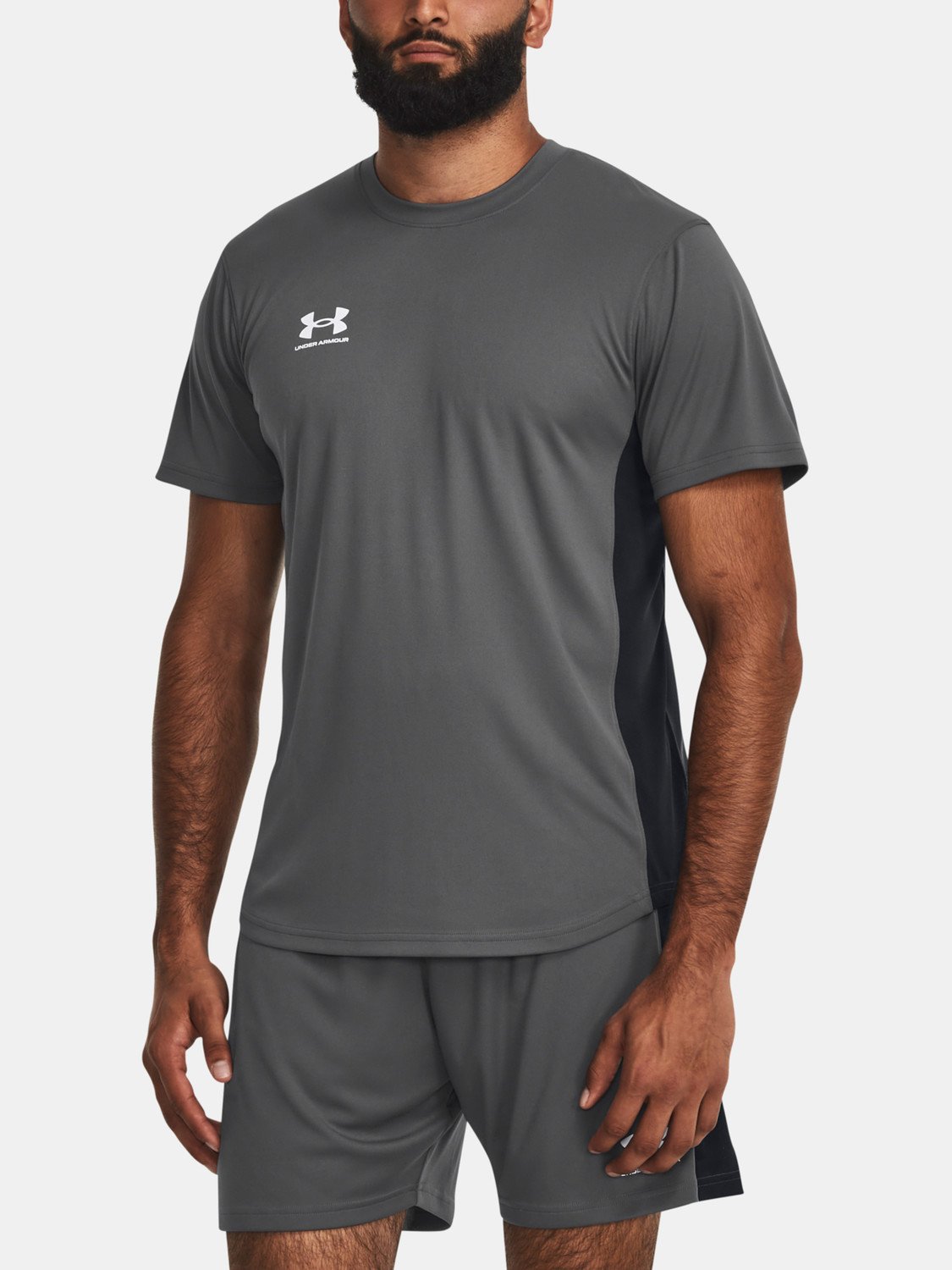 Under Armour Tričko UA M's Ch. Train SS-GRY - Pánské