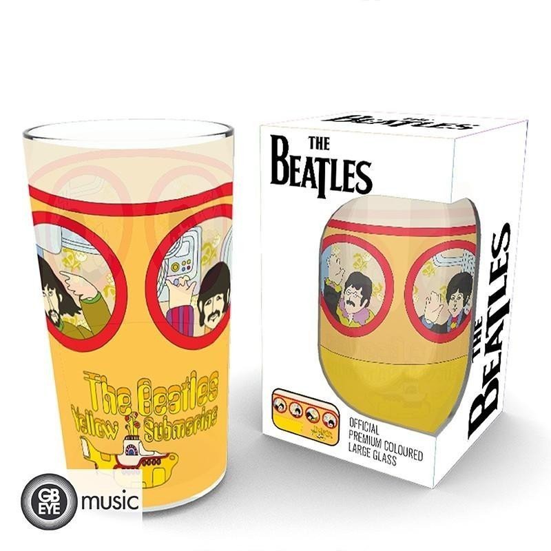 Beatles sklenice 400 ml - Yellow Submarine