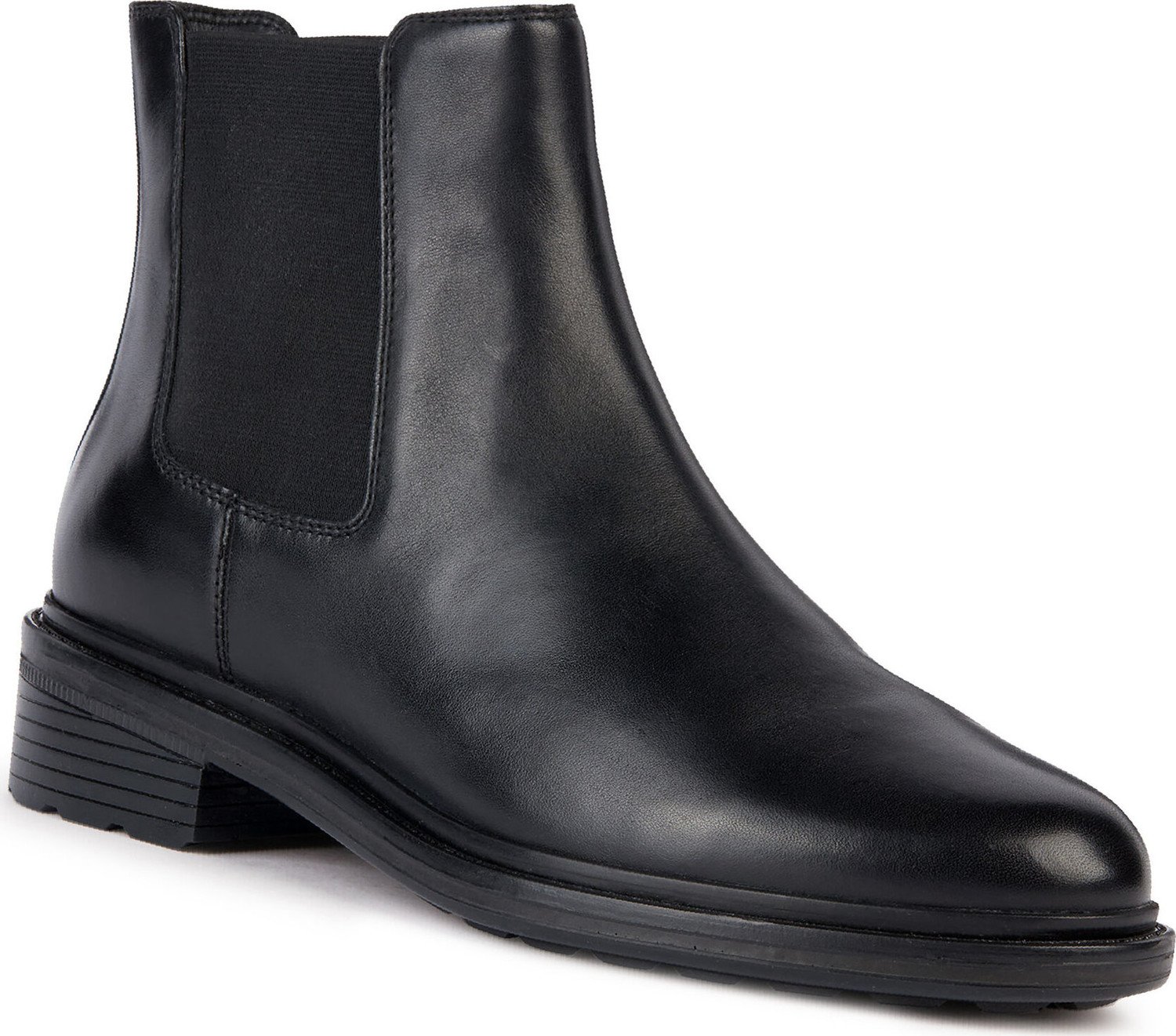 Kotníková obuv s elastickým prvkem Geox D Walk Pleasure D36TGE 00043 C9999 Black