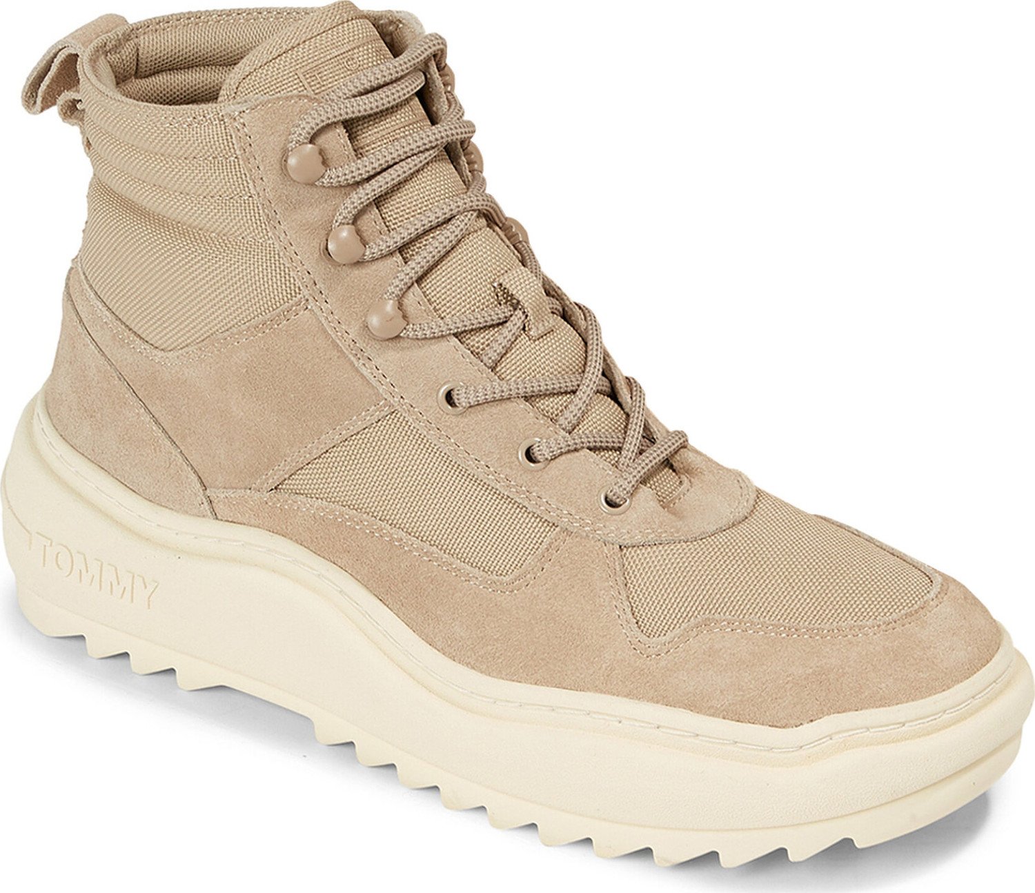 Kotníková obuv Tommy Jeans Tjm Mix Material Boot EM0EM01245 Sandalwood RBT