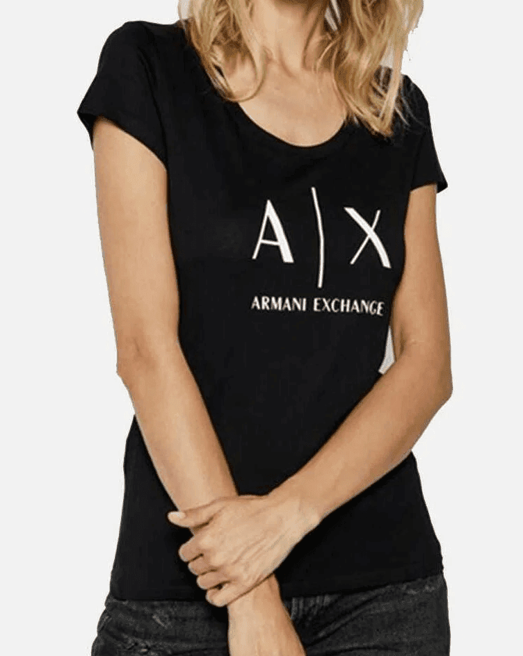 Triko Armani Exchange černé, velikost XL