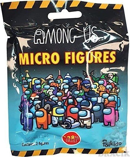 Sáček s 2 mikro figurkami Among us - Alltoys
