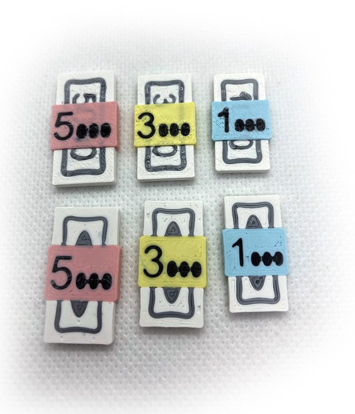 TLAMA games Na prodej - 3D žetony