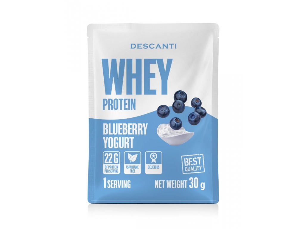 DESCANTI s.r.o Descanti whey protein - blueberry yogurt 30 g