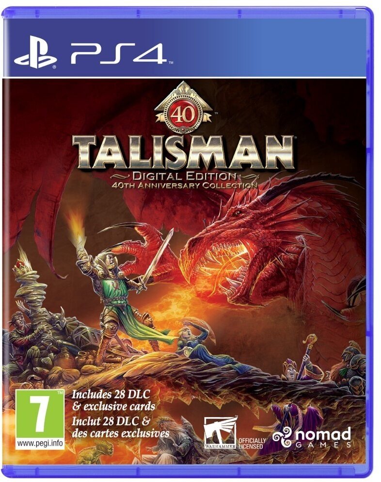 Talisman: Digital Edition – 40th Anniversary Collection (PS4) - 5055957704629
