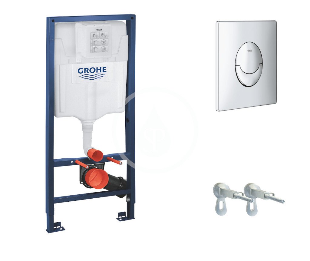 Grohe 38721001 - Předstěnový instalační set pro závěsné WC, výška 1,13 m, ovládací tlačítko Skate Air, chrom