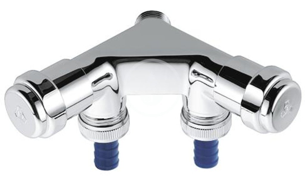 Grohe 41022000 - Originální WAS dvojitý ventil jednoduchý, chrom