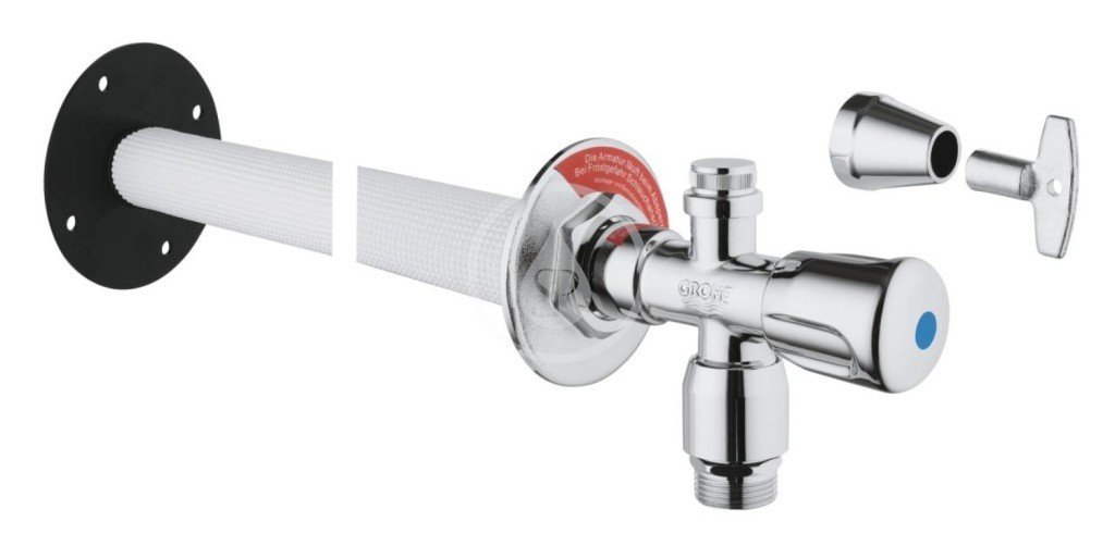 Grohe 41206000 - Venkovní nástěnný set, matný chrom