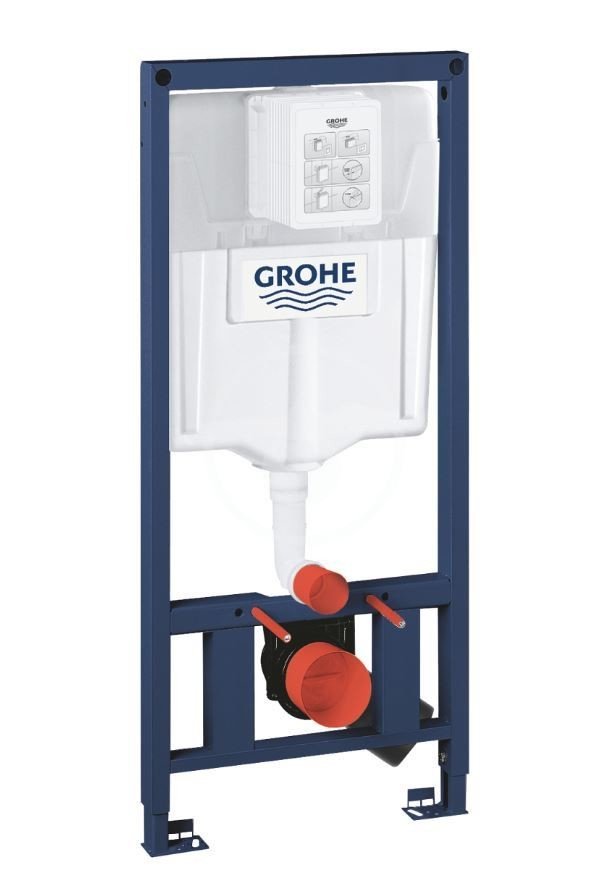Grohe 38897000 - Předstěnová instalace pro závěsné WC, se splachovací nádržkou, s vertikální podporou