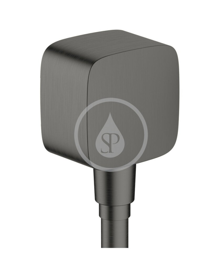 Hansgrohe 26457340 - Sprchové kolínko se zpětným ventilem, kartáčovaný černý chrom