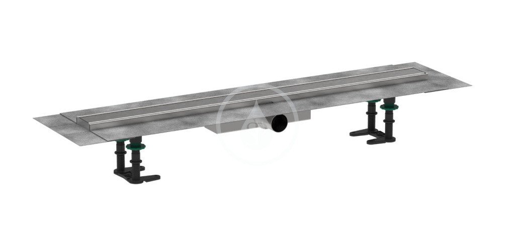 Hansgrohe 56166800 - Sprchový žlab 80 cm, s roštem, kartáčovaná nerezová ocel