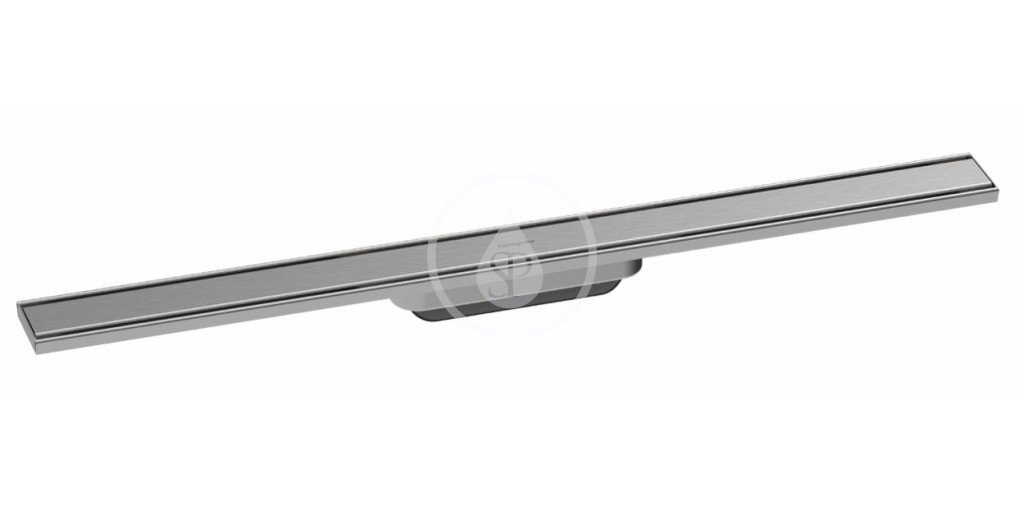Hansgrohe 56198800 - Lineární sprchový žlab 80 cm, s roštem, kartáčovaná nerezová ocel
