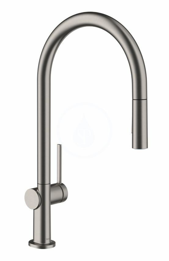 Hansgrohe 72801340 - Dřezová baterie Talis s výsuvnou sprškou, sBox, kartáčovaný černý chrom