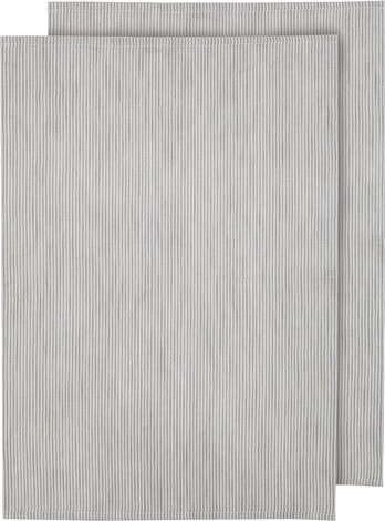 Utěrky ze lnu a bavlny v sadě 2 ks 50x70 cm Lina Stripe – Ladelle