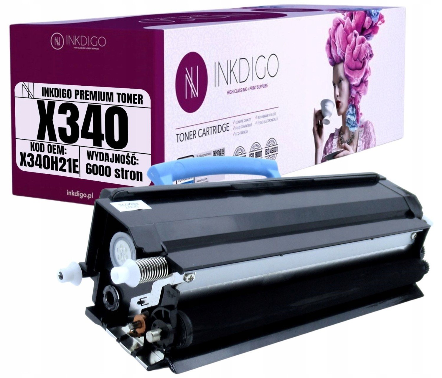 Nový Toner X340H21G pro Lexmark X342 N 6000 stran