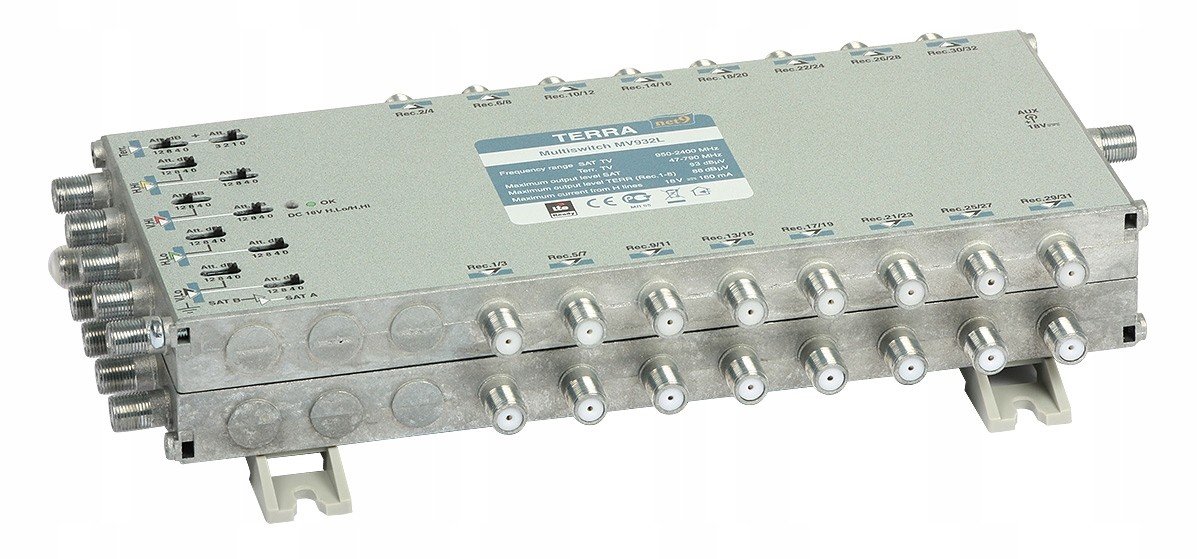 Multipřepínač MV-932L 9-vstupní/32-výstupní Terra