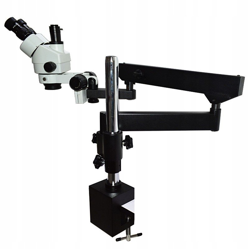Trinokulární Mikroskop Na Pohyblivém Rameni 7-45