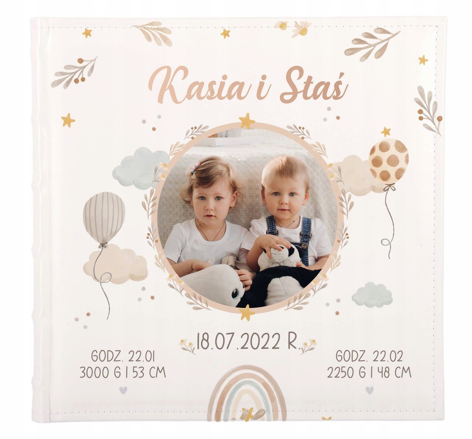 Album pro rodiče dvojčat Metrika Potisk