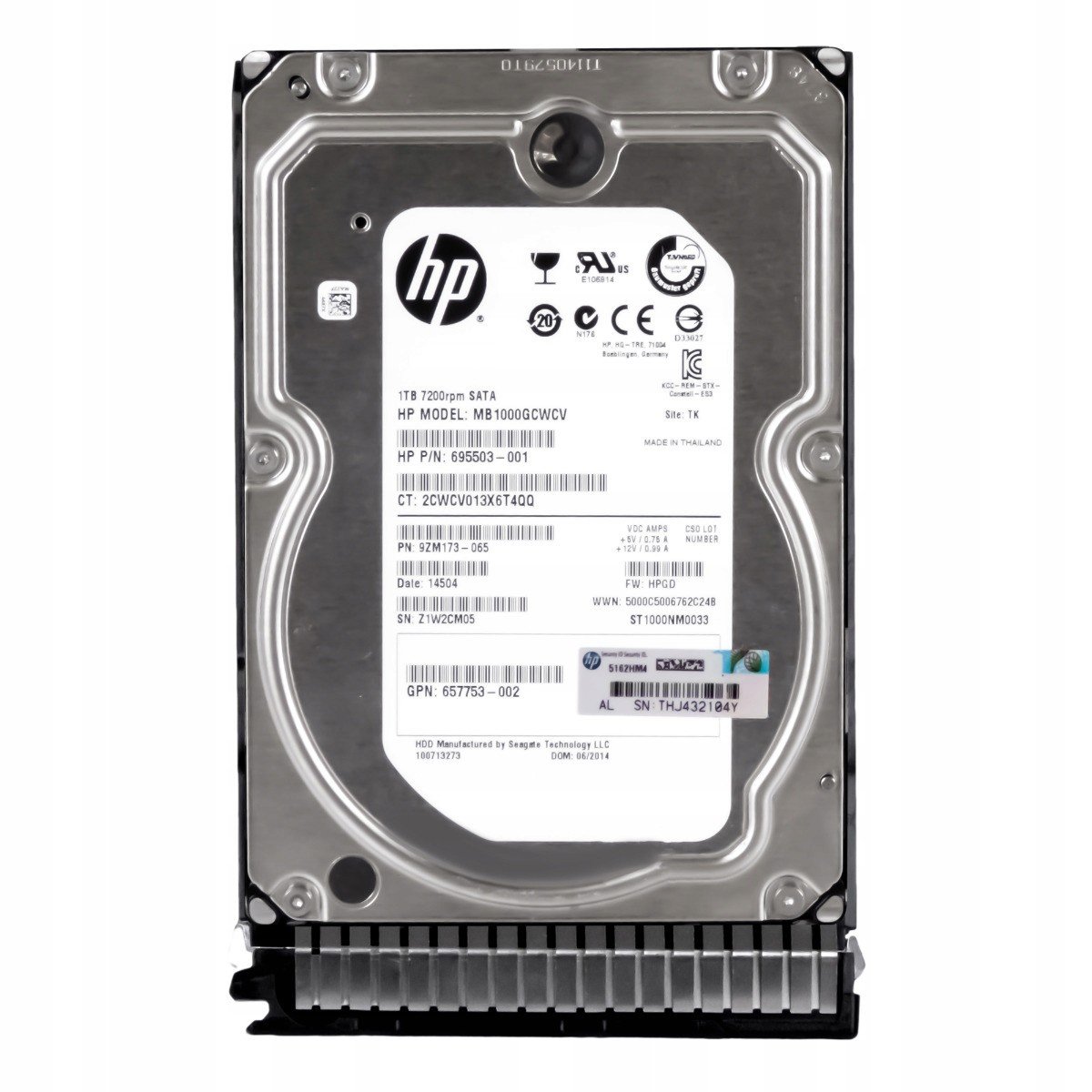 Hp 695503-001 1TB 7,2K Sata III 3,5'' MB1000GCWCV
