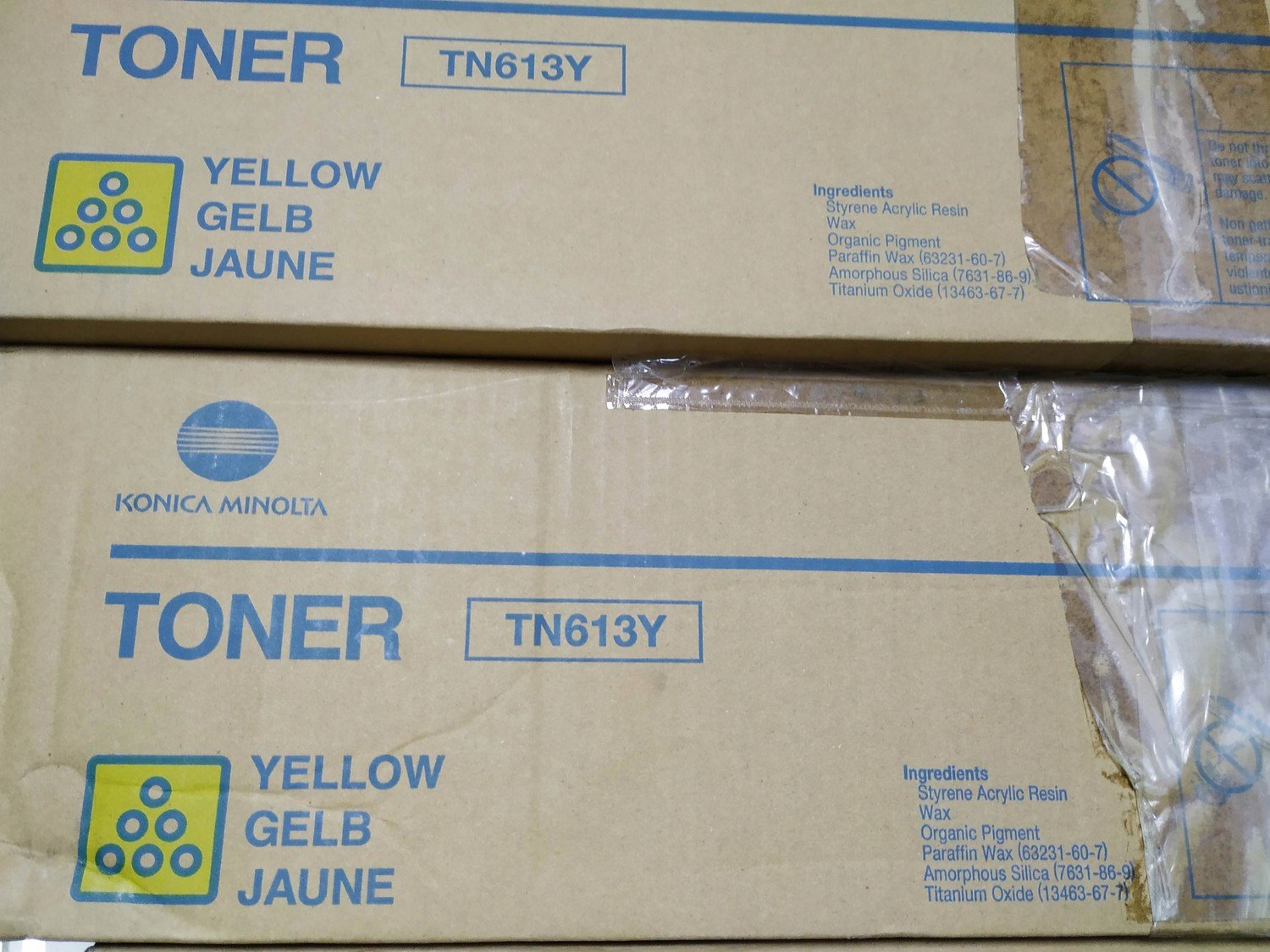 Toner Minolta TN613 TN-613 Yellow C452 C552 C652