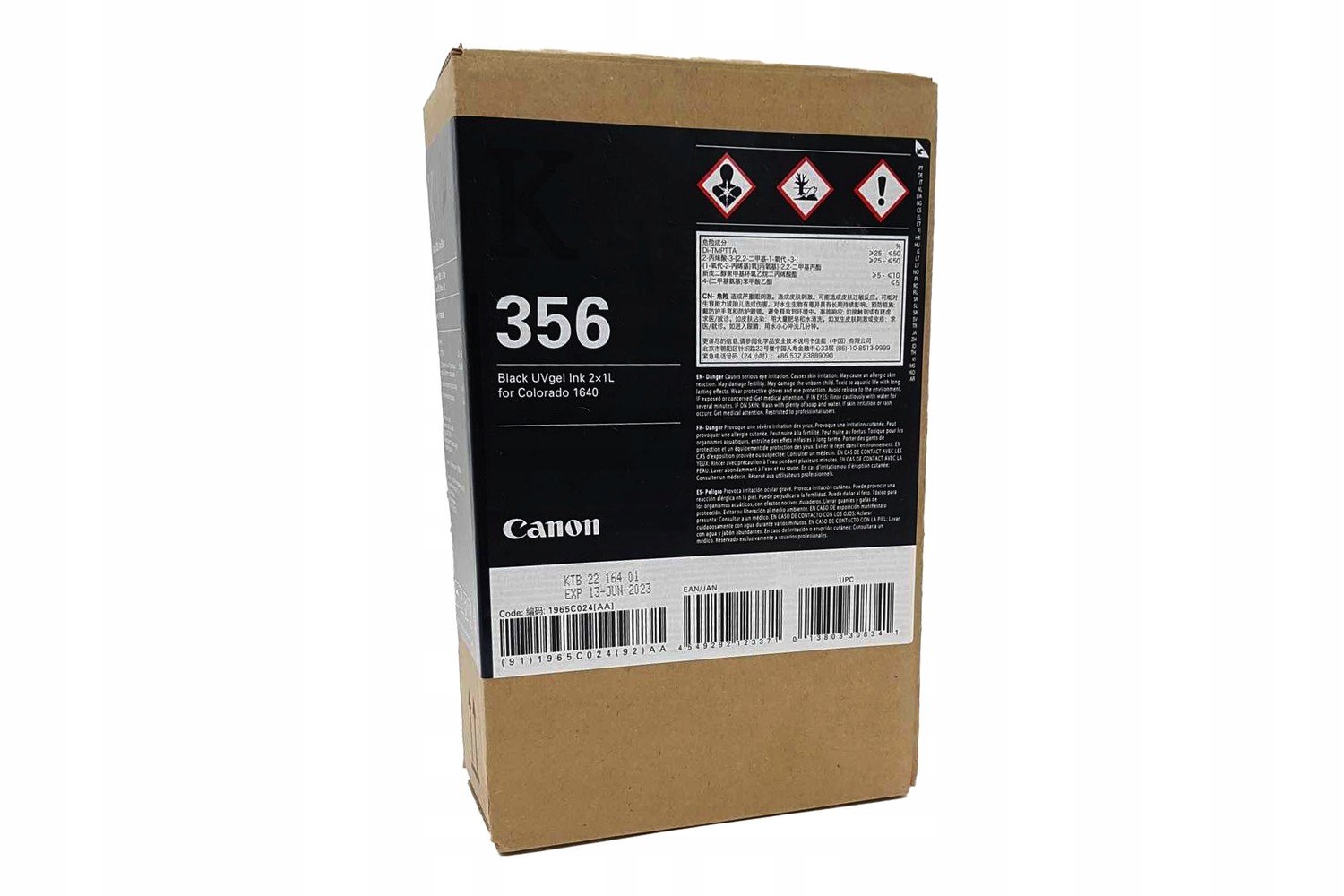 Inkoust Canon UVgel 356 Black 2x1L