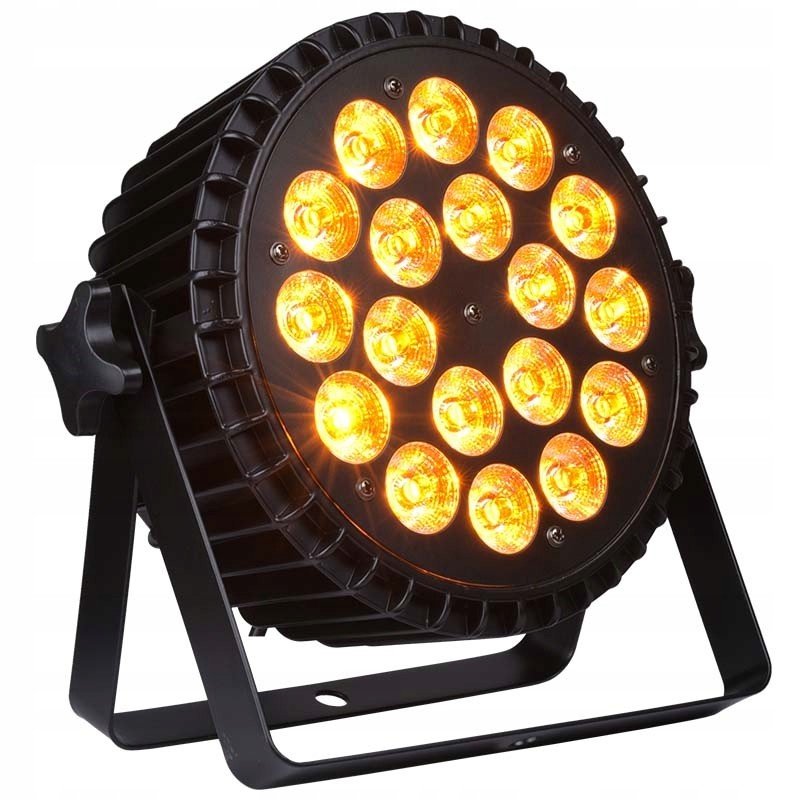 LIGHT4ME Alu Quad Par 18x6W Rgbw Led reflektor