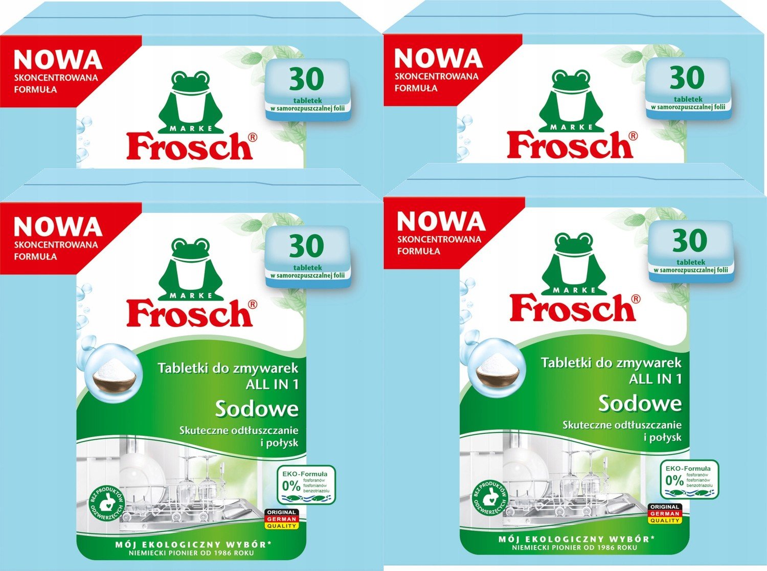 Frosch Ekologické tablety do myčky ALLin1 120