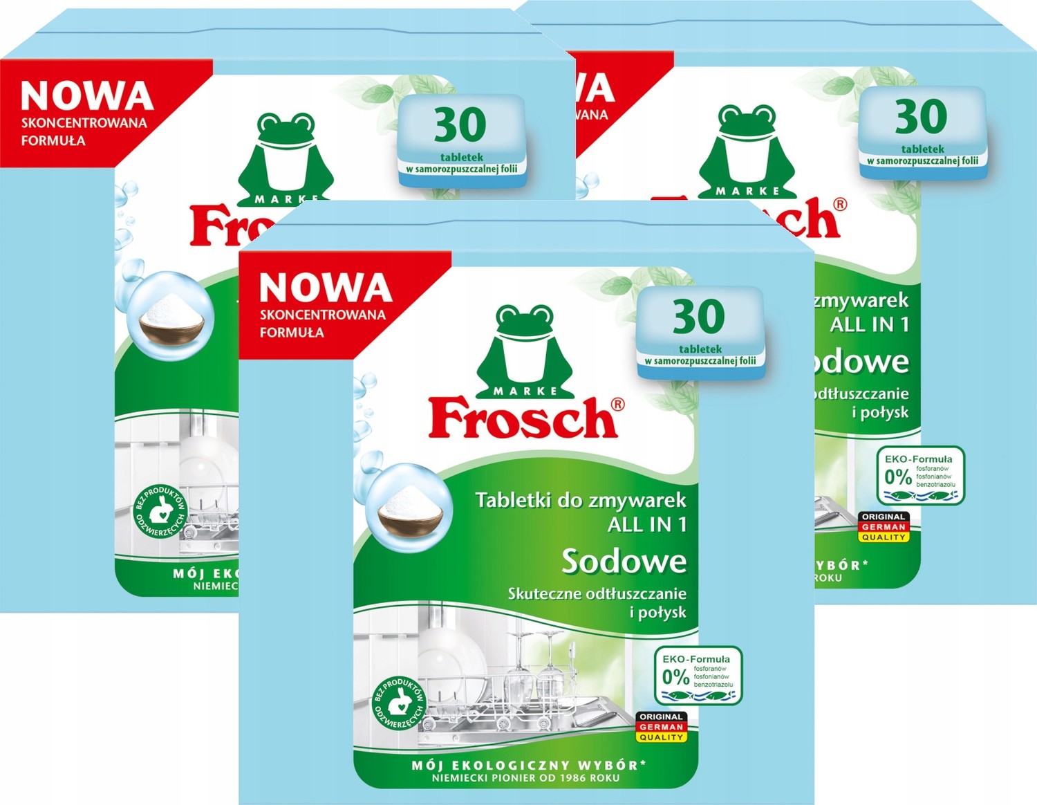 Frosch Ekologické tablety do myčky ALLin1 x90