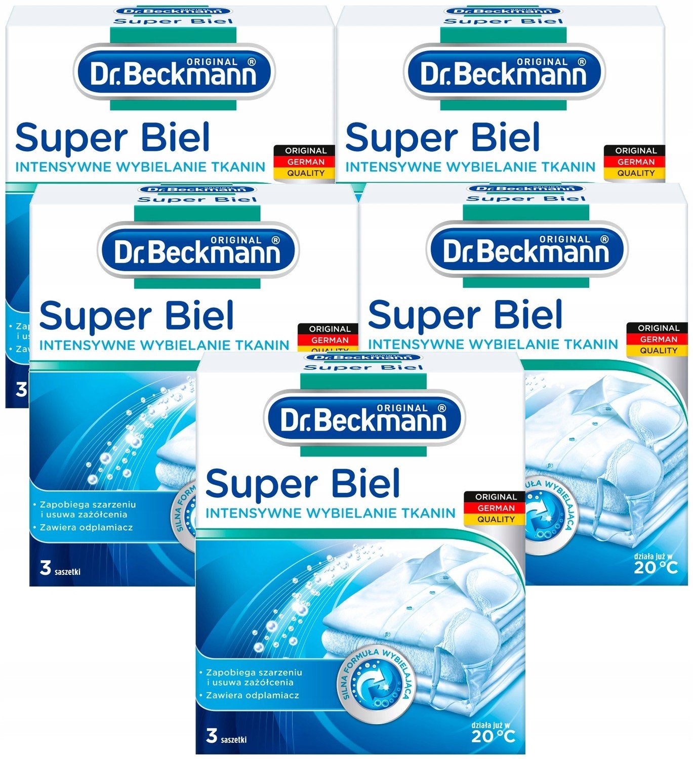 Dr.Beckmann Biel na bělení tkanin 15x40g