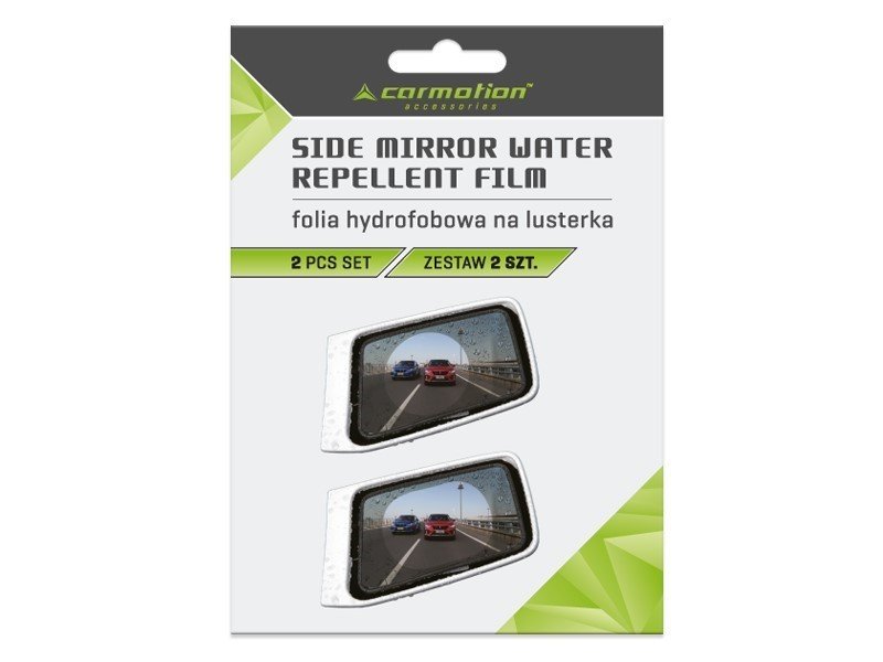 Carmotion 58544 Hydrofobní fólie na zrcátka 100x150mm 2 Ks