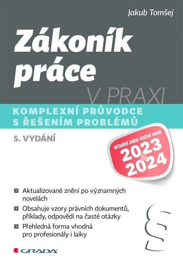 E-kniha: Zákoník práce v praxi - 5. vydání od Tomšej Jakub