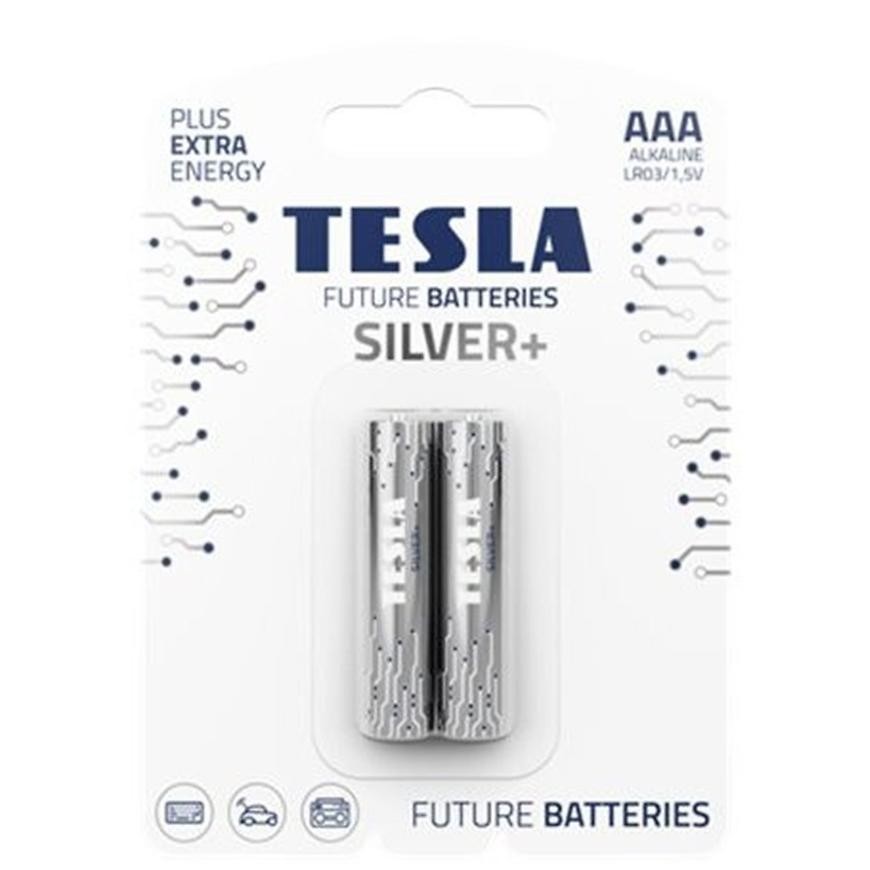Baterie Tesla AAA LR03 Silver+ 2 ks