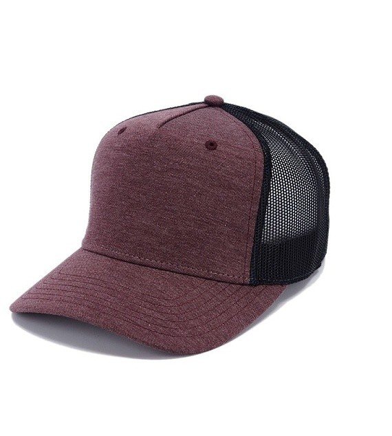 Kšiltovka CoFEE Snap Curved - tmavě červená-černá