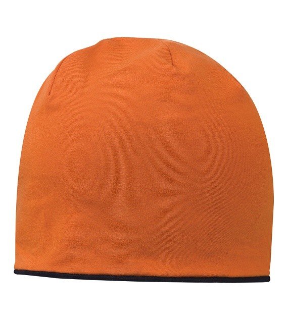 Zimní čepice CoFEE Contrasting Jersey - oranžová-černá