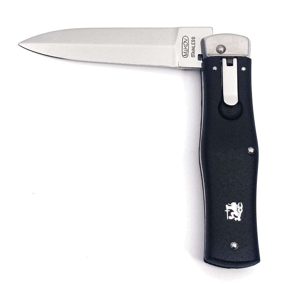 Nůž vyhazovací Mikov Predator 241-NH-1/KP - černý-stříbrný